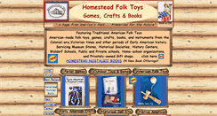 Desktop Screenshot of homesteadtoys.com