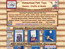 Tablet Screenshot of homesteadtoys.com